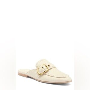 Dolce Vita Santel Stitch White mules